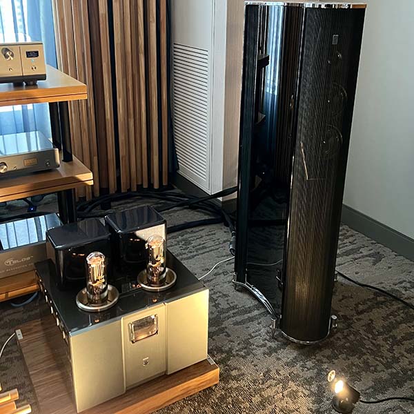  043025.axpona.AirTight monoblockFrancoSerblin speaker.jpg